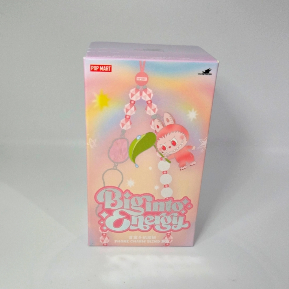 100% Authentic Pop Mart Labubu “Big Into Energy” Phone Charm – Sealed Blind Box